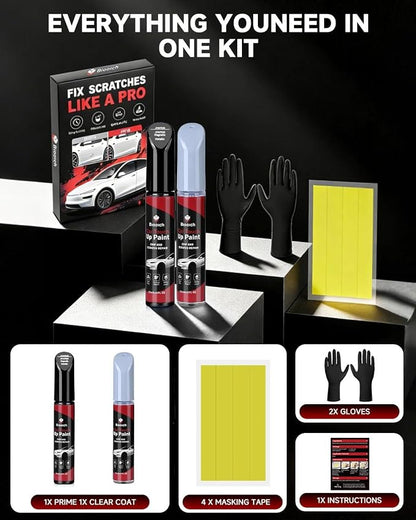Magnetic Metallic J7/M7325 for Lincoln Touch Up Paint Kit[2K Clear Coat Included],Exact Color Match Touch Up Paint for Chip and Scratch