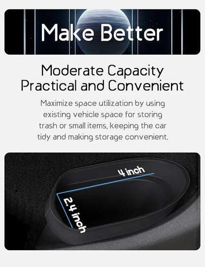 BMZX Car Trash Can Trash Bin, Accessories for Interior Mini Garbage Can, Car Door Trash Can,Multifunctional Organizers and Storage, Home and Office