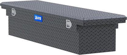 UWS EC10603 72-Inch Matte Black Heavy-Wall Aluminum Truck Tool Box with Low Profile, RigidCore Lid