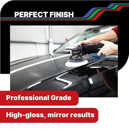 LAUCO Step 3 High Shine Finish Compound – 32oz, Professional Ultrafine Polish for Automotive Paint, Silicone-Free, Clear Coat Safe Finishing Compound for Deep Gloss and Swirl-Free Reflection