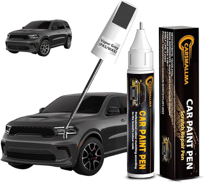 Vapor Gray(PAS/WAS) Car Touch Up Paint for Dodge, Color Accurate Car Paint Scratch Repair Pen Kit Quick & Easy Fix Vehicle Chips and Automotive Nicks Scuff