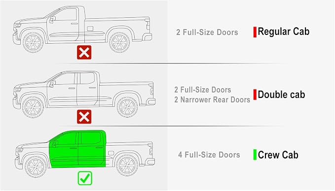 APS Black 6in Drop Down Bars Compatible with Chevy Silverado GMC Sierra 1500 2019-2026 Crew Cab & 2500 HD 3500 HD 2020-2026 (Silverado 1500 LTD Sierra 1500 LD 2022)