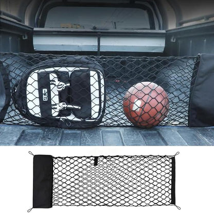 for Ford Maverick Envelope Style Truck Bed Cargo Net - Fits 2013-2024 2025 2026 Maverick Accessories Cargo Net for Pickup Truck Bed - Heavy Duty Carabiners