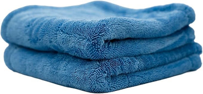 THOR Baby Goat: Microfiber Drying Towels for Cars 18x20in, 1200 GSM Korean Made – Ultra-Thick, Twist Loop Weave, Scratch-Free & Super Absorbent Car Cleaning Cloth for Trucks, SUVs – 2 Pack, Blue