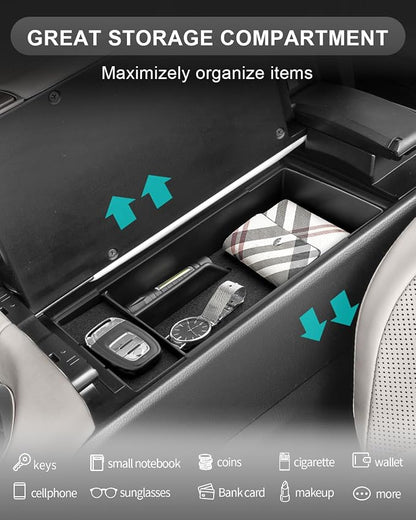 CDEFG for 2025 2026 Toyota Crown Center Console Organizer Tray for 2025 2026 Toyota Crown/Crown Signia Accessories Middle Console Organizer 2025 Crown Armrest Storage Box