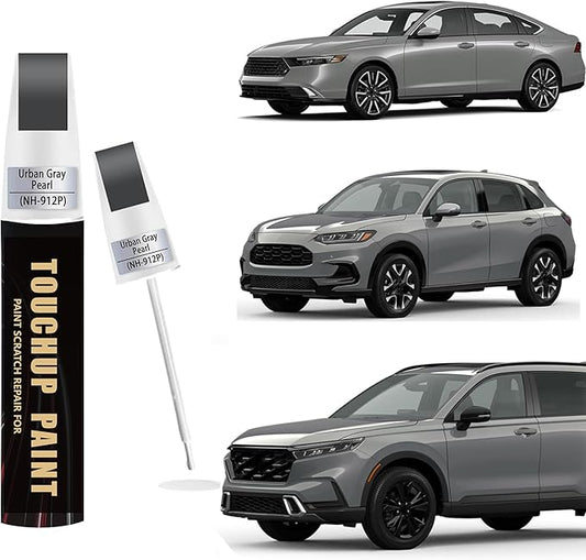 Urban Gray Pearl(NH-912P) Car Paint Touch Up Pen Compatible with Honda,2-In-1 Color Accurate Touch Up Car Scratch Repair Paint Match Honda Series Automotive Scratch Remover for Nicks & Chips Repair