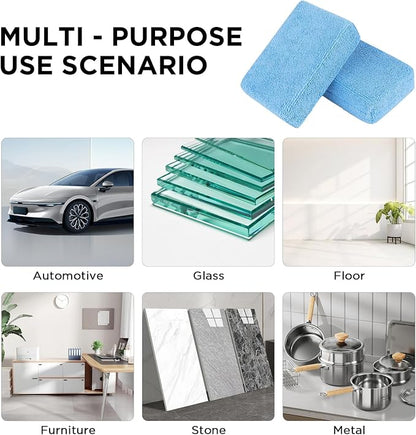 Autocare 10 Pack Car Wax Applicator Pad Rectangle Foam Premium Grade Microfiber Applicator Pads