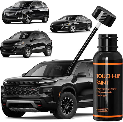 WA384A Mosaic Black/Negro Touch Up Paint for Chevy, DIY Car Paint Scratch Repair Kit, Automotive Paints, Quick & Easy Fix Scratch Repair Compatible with Chevrolet/Silverado/Equinox/Malibu/Trax