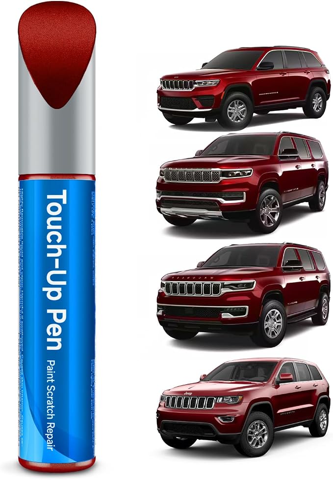 PRV/NRV Delmonico Red Velvet Red Pearl Touch Up Paint Compatible with Jeep, Ram, Dodge, Chrysler Exact Match Touch Up Paint Car Scratch Repair