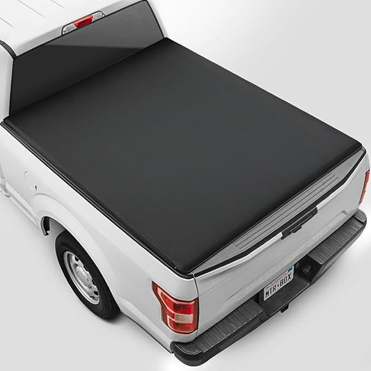 Truck Tonneau Cover for Ford F-150 2015-2026 5.5 ft Bed, All-Weather Folding Truck Bed Cover, 3-Fold Design for Quick Access Soft Tri-Fold Tonneau for F-150 / F-150 Lightning