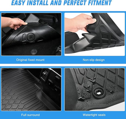 Nilight TPE Floor Mats for Honda HR-V (HRV) 2016 2017 2018 2019 2020 2021 2022,All Weather Custom Fit Heavy Duty Floor Liners
