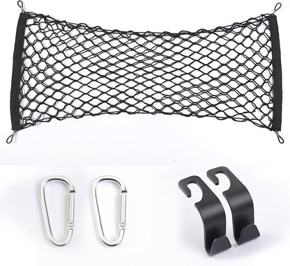 for Toyota Highlander Cargo Net- Envelope Style Heavy Duty Stretchable Trunk Storage Organizer for 2014-2026 Highlander, Trunk Mesh Premium Adjustable Carrier Cargo Net for Grand Highlander