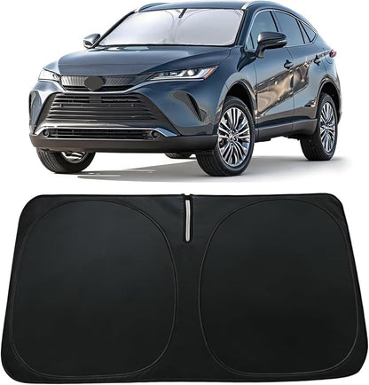 Windshield Sun Shade for Toyota Venza 2021-2025, Car Front Window Sunshade with 240T Sun Visor Protector Blocks UV Rays Heat Sun Shield Accessories