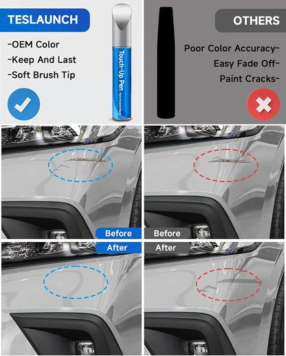 NH-830M Lunar Silver Metallic Touch Up Paint Compatible with Honda Exact Match Touch Up Paint Car Scratch Repair