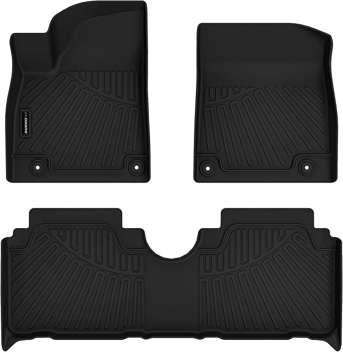 Auxko All Weather Floor Mats for Hyundai IONIQ 5 N 2026 2025 TPE Liners All Season Accessories Guard Odorless Anti-Slip Floor Liners for Hyundai IONIQ 5 N