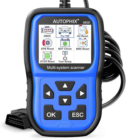 AUTOPHIX 5600 OBD2 Scanner fit for VW Audi, Full System VAG Diagnostic Tool with Oil Reset, EPB, Battery Registration, TPMS, No App or Subscription