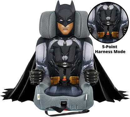 KidsEmbrace 2-in-1 Car Seat | Forward-Facing Harness (26.5–65 lbs) & Booster Mode (40–100 lbs) | Latch | Premium Fit with Multi-Position Headrest, Harness & Recline