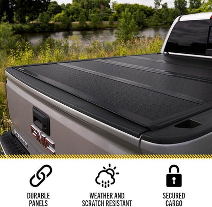 RealTruck BAK BAKFlip F1 Hard Folding Truck Bed Tonneau Cover | 772120 | Fits 2014-2018, 19 Ltd/Lgcy Chevy/GMC Silverado/Sierra Limited/Legacy, 2014 1500, 2015-19 All 5' 9" Bed (69.3")