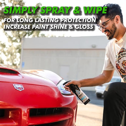 Rev Auto's Neo Armor 16oz - Professional Detailer Ceramic Spray Wax Coating Sealant | Hydrophobic Protection | Adds Shine Gloss Depth Paint | Exterior Care Products