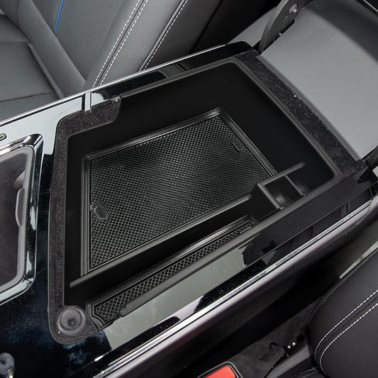 SHAOHAO for 2025 2026 Cadillac Lyriq Center Console Organizer Tray for 2023 2024 2025 2026 Cadillac Lyriq Accessories (Luxury/Tech/Sport) Secondary Armrest Insert Storage Box Lyriq 2026 Console Tray