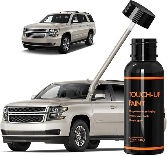 GWT/WA102V Champagne Silver Touch Up Paint for Chevy, DIY Car Paint Scratch Repair Kit, Automotive Paints, Quick & Easy Fix Scratch Repair Compatible with Chevrolet/Equinox/Malibu/Trax/Tahoe