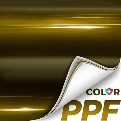 ColorFusion PPF by VViViD, Gloss Midnight Sun Dry Apply PPF Vinyl Car Wrap Roll 6ft x 5ft