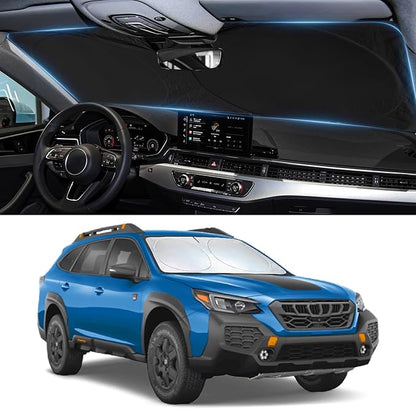 Sun Shade for Outback Windshield Sunshade fit for Subaru Outback 2020-2025 Accessories Front Window Cover Shield Car Visor Protector Block UV Ray Heat