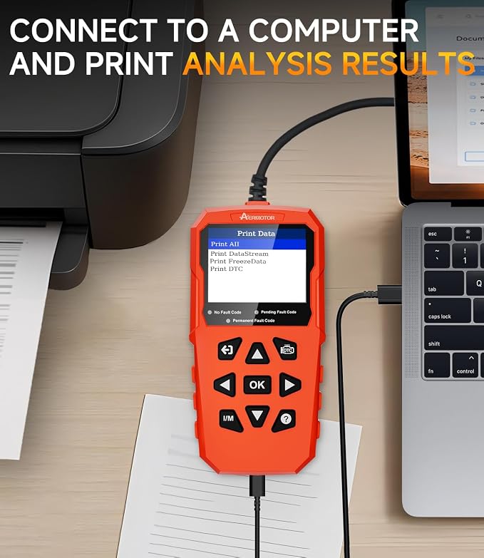 OBD2 Scanner,V880 Car Scanner Diagnostic Tool: Car Check Engine Code Reader with Reset,Live Data & Freeze Frame,Mode 6, Mode 8, OBDII Scan Tool for All OBD II Protocol Vehicles Since 1996
