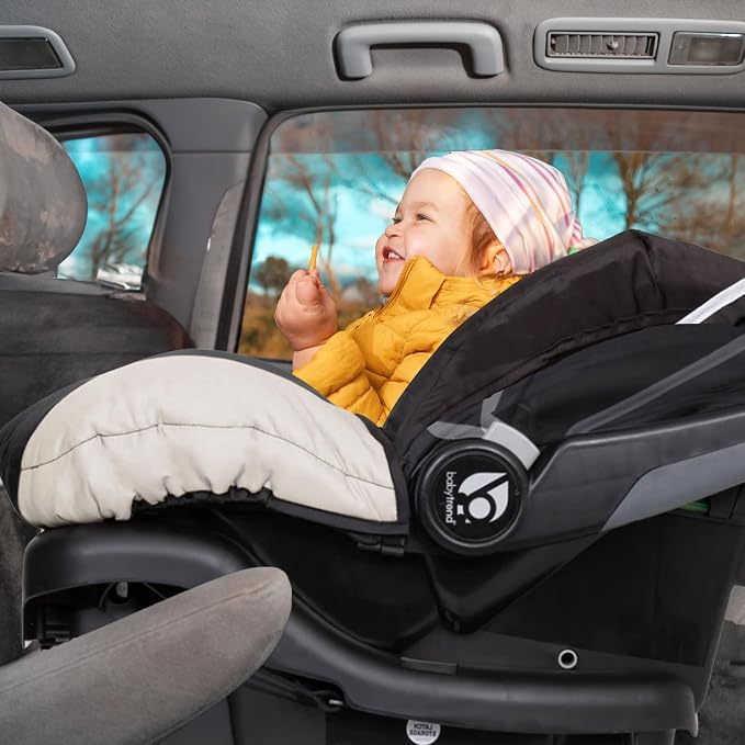 Baby Trend Ally Newborn Baby Infant Car Seat Carrier Travel System with Harness and Extra Cozy Cover for Babies Up to 35 Pounds, Modern Khaki
