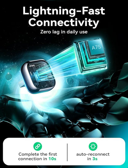 Wireless Carplay & Android Auto Adapter, Metal Design Mini & Stable 2-in-1 Dongle, Convert Vehicle's Wired CarPlay/AA to Wireless, for iOS 10+/Android 11+ & Cars from 2016