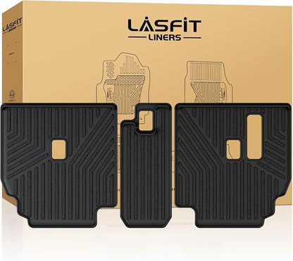 LASFIT Rear Seat Back Protector for Toyota 4Runner 2010-2024 7-Seats Back Cover (Not Fit 5 Seats) | Premium Extra Thick TPE Custom Fit Waterproof 4 Runner Second Row Back Seat Backrest Mat Liner