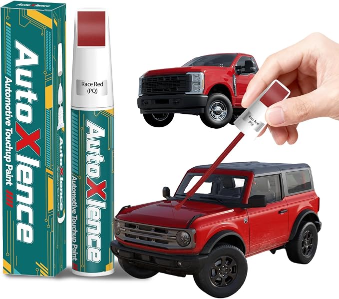 Race Red(PQ) Touch Up Paint Compatible with Ford Car Paint Pen Scratch Repair Automotive Scratch Remover Fix Exact Color Match