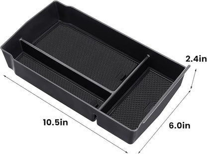 Center Console Organizer Armrest Tray Insert Storage Box for Honda CRV 2023-2026, Accessories for 2023+ CR-V Hybrid, ABS Plastic, Black
