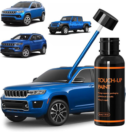 PBJ/MBJ/BJ Hydro Blue Touch Up Paint for Jeep, DIY Car Paint Scratch Repair Kit, Automotive Paints, Quick & Easy Fix Scratch Repair for Grand Cherokee/Cherokee/Wrangler/Compass/Gladiator