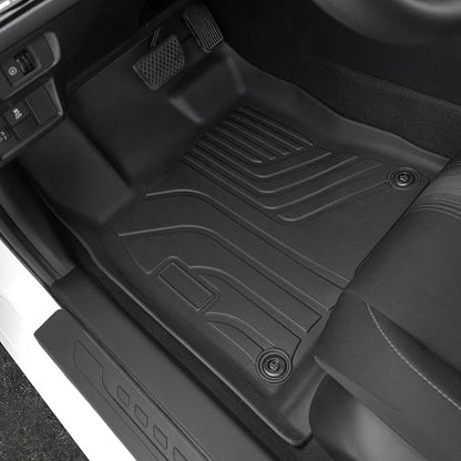 Floor Mats for Honda Civic Sedan 2022-2026/Acura Integra 2023-2026, All Weather Floor Mats Trunk Cargo Liner and Door Sill Guards Accessories, Full Coverage Set (Gas Only, Not fit Manual)
