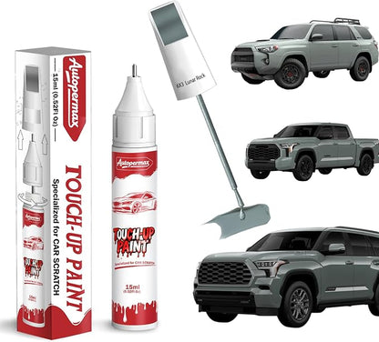6X3 Lunar Rock Car Touch Up Paint for Toyota, Color Accurate Two-In-One Car Paint Scratch Repair Pen, Professional Scratch Remover for Vehicles Chips and Nicks Scuff