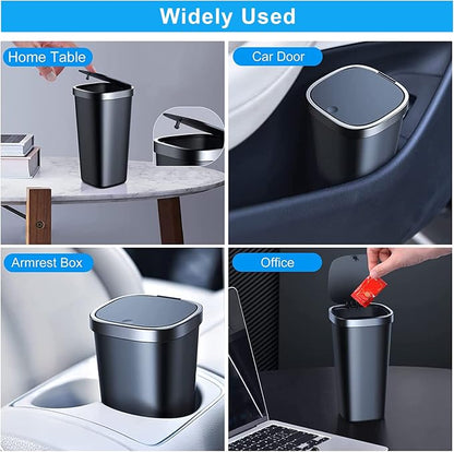 Mini Trash Bags, [9 Roll] Car Trash Bag,[PE]Mini Garbage Bags for Car Trash Can with Tear-Resistant Black Discreet Design Perfect Waste Disposal for Pet Home Office On-The-Go Travel