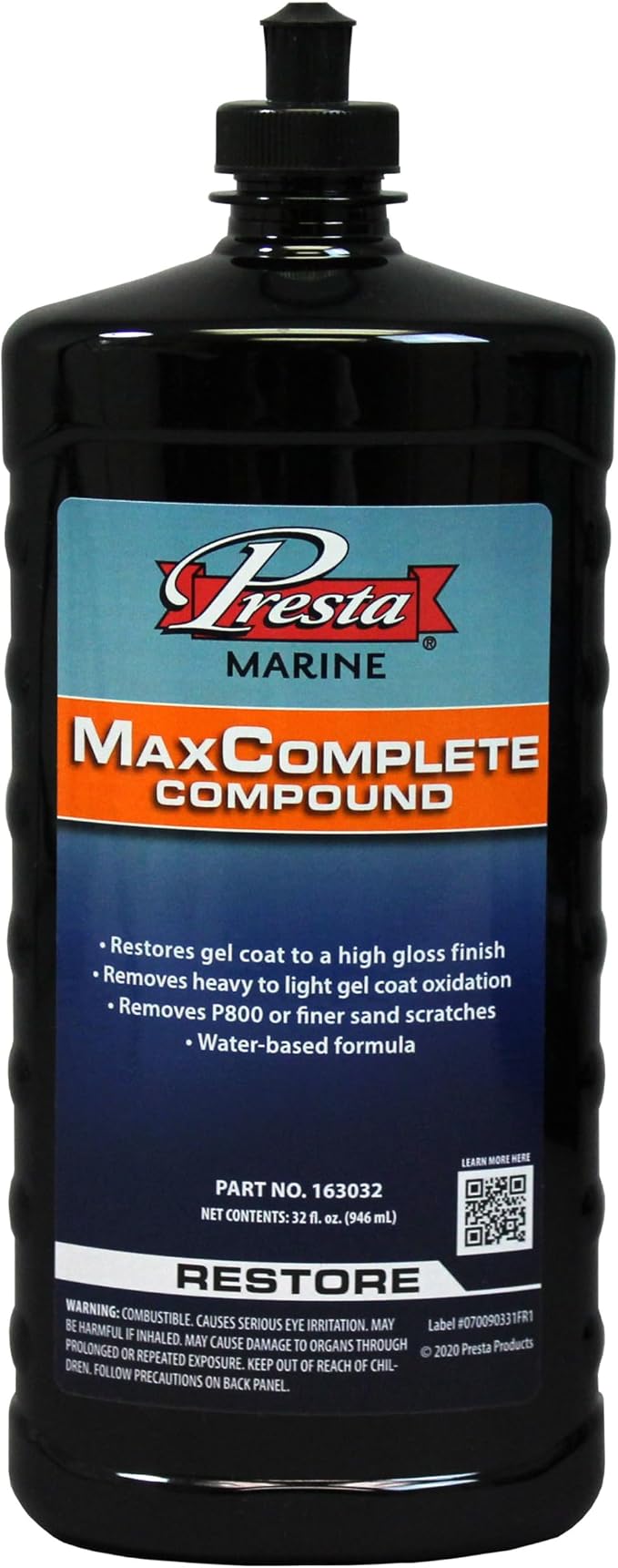Presta MaxComplete Compound 32oz (163032)