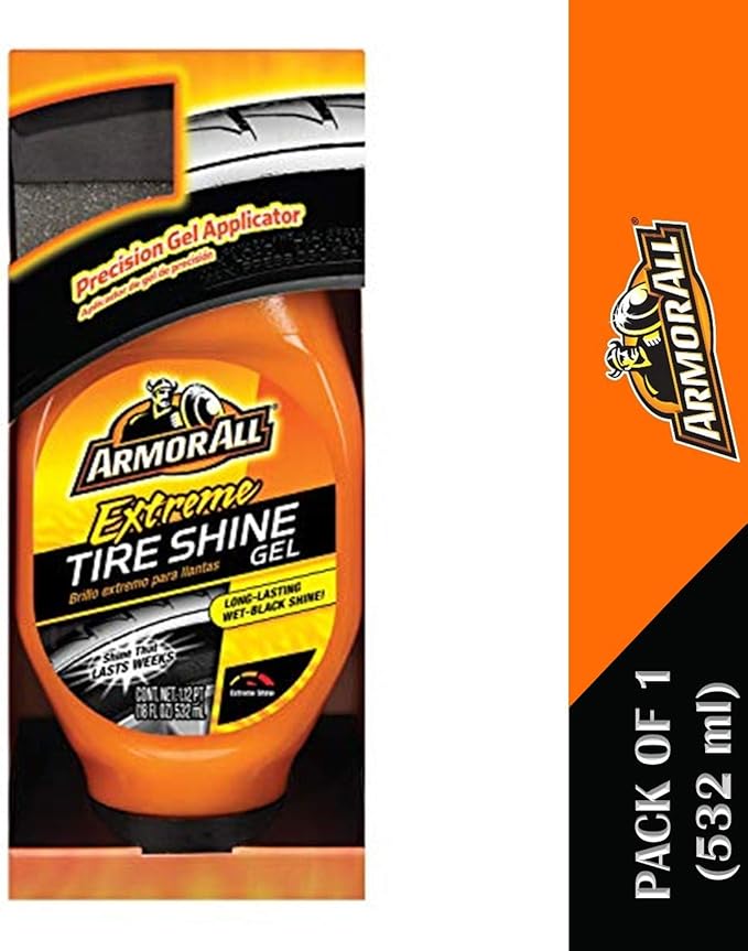 Armor All Extreme Tire Shine Gel by Armor All, Tire Shine for Restoring Color and Tire Protection, 18 Fl Oz