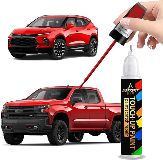 Red Hot(G7C/WA130X) Touch Up Paint For Chevrolet Exact Match-Chips and Nicks 2 in 1 Car Paint Pen Scratch Rapair for Tahoe/Suburban/Blazer/Colorado/Trax/Chevy/Silverado/Equinox/Traverse