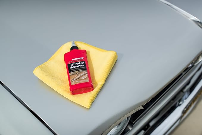 Mothers California Gold Scratch Remover, 8 oz. – Safely & Effectively Eliminates Light Scratches, Scuffs & Transfers from Paint & Clearcoat, Restores Shine Around Handles and High-Touch Areas (08408)