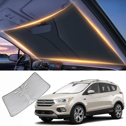 Windshield Sun Shade for Ford Escape Front Window Shades Cover for 2010-2025 Escape Windshield Sun Visor Protector Car Accessories