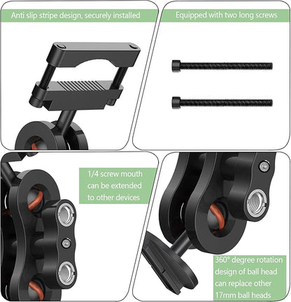 Dash Cam Mount, Aluminum Rearview Mirror Bracket Installation Kit, for Rove R2-4K, R2-4K PRO and R2-4K Dual Car Dash Cams