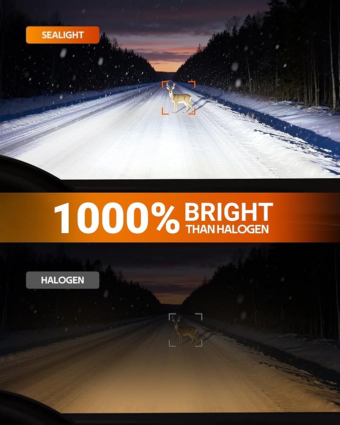 Fit For Honda CRV 2015 2016 2017 2018 2019 2020 2021 Light Bulbs, 9005/HB3 + H11/H9/H8 + H11 Fog Lights 6500K Cool White Combo Kit, Plug-N-Play, 92000LM 800% Brighter, -40°F Instant Start, Pack of 6