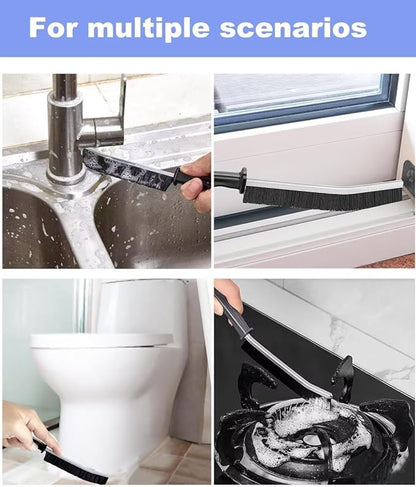 Deep Clean Brush Set Crevice Cleaning Brush Window Groove Cleaner Tools Kit for Small Spaces, Sliding Door, Shutter, Air Conditioner, Bathroom/Shower, Blinds, Vents