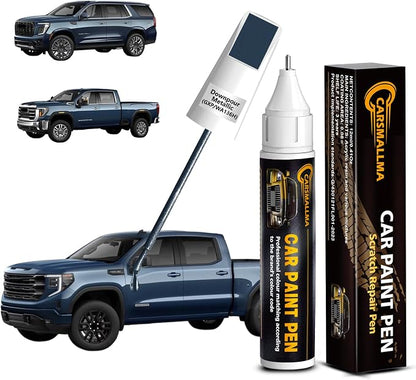 Downpour Metallic(GXP/WA136H) Car Touch Up Paint for GMC, Color Accurate Car Paint Scratch Repair Pen Kit Quick & Easy Fix Vehicle Chips and Automotive Nicks Scuff