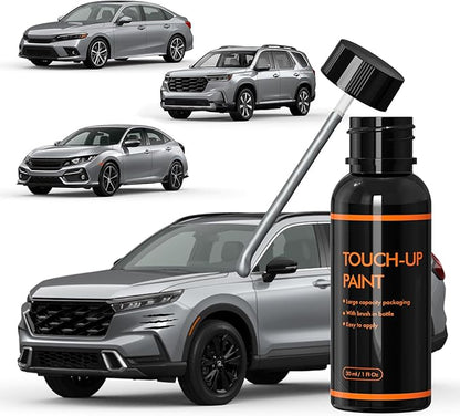 NH830M Lunar Silver Metallic Touch Up Paint for Honda, DIY Car Paint Scratch Repair Kit, Automotive Paints, Quick Easy Fix Scratch Repair for Civic/CR-V/Odyssey/Accord/Pilot/HR-V/Fit/Passport