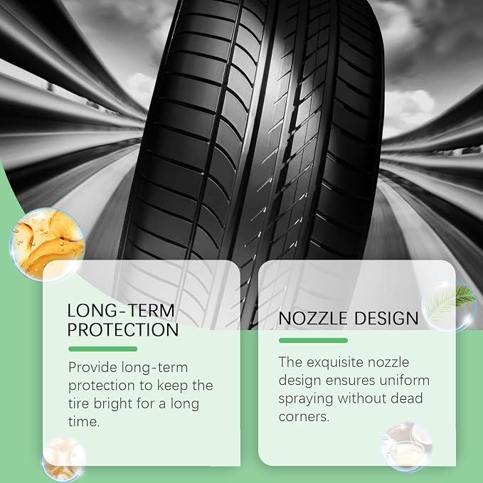 High Performances Tire Shines & Protector With Easy To Use Foam Formulas Efficient Tire Cleaning Foam For Polishing Use Wheel