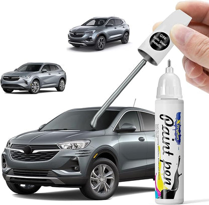 WA464C G9K Satin Steel Metallic Touch Up Paint Compatible with Buick, DIY Car Paint Scratch Repair, Automotive Paints, Quick & Easy Fix Scratch Repair for LaCrosse/Enclave/Envision
