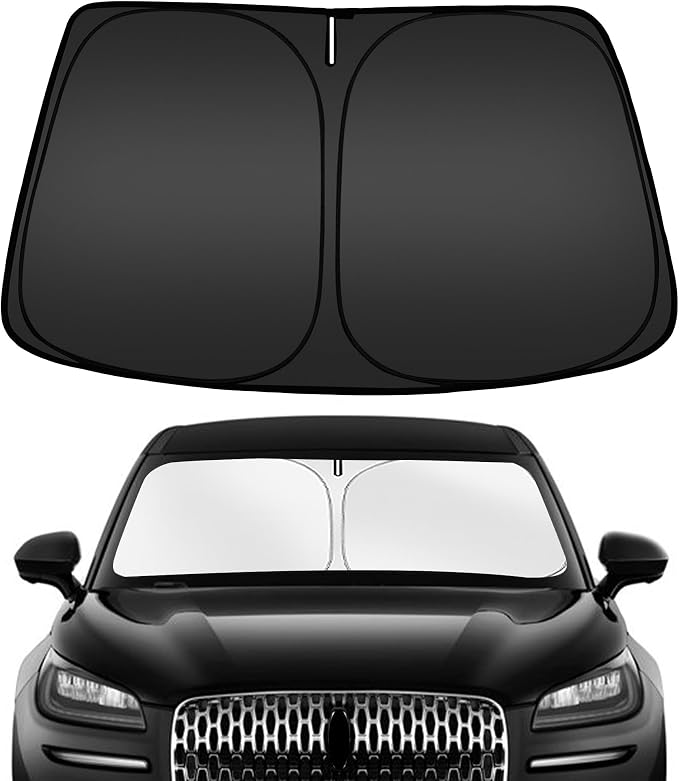 ARISMOTOR Windshield Sun Shade for Lincoln Corsair 2020-2026, Custom Fit Foldable Front Window Sunshade Sun Visor Protector, Block UV Rays Keep Car Cooler